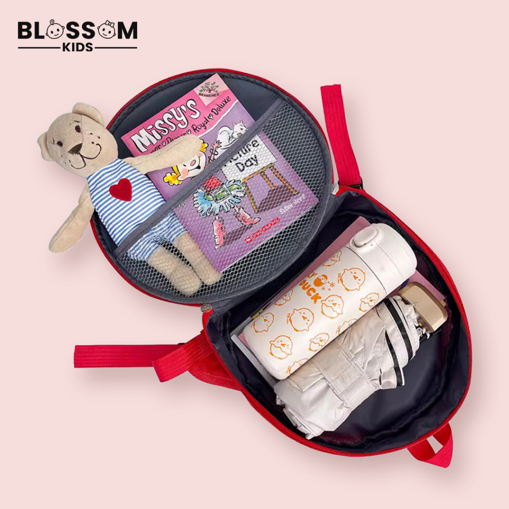 Tas Donat Anak Ransel Glossy Waterproof Karakter - Blossom Kids