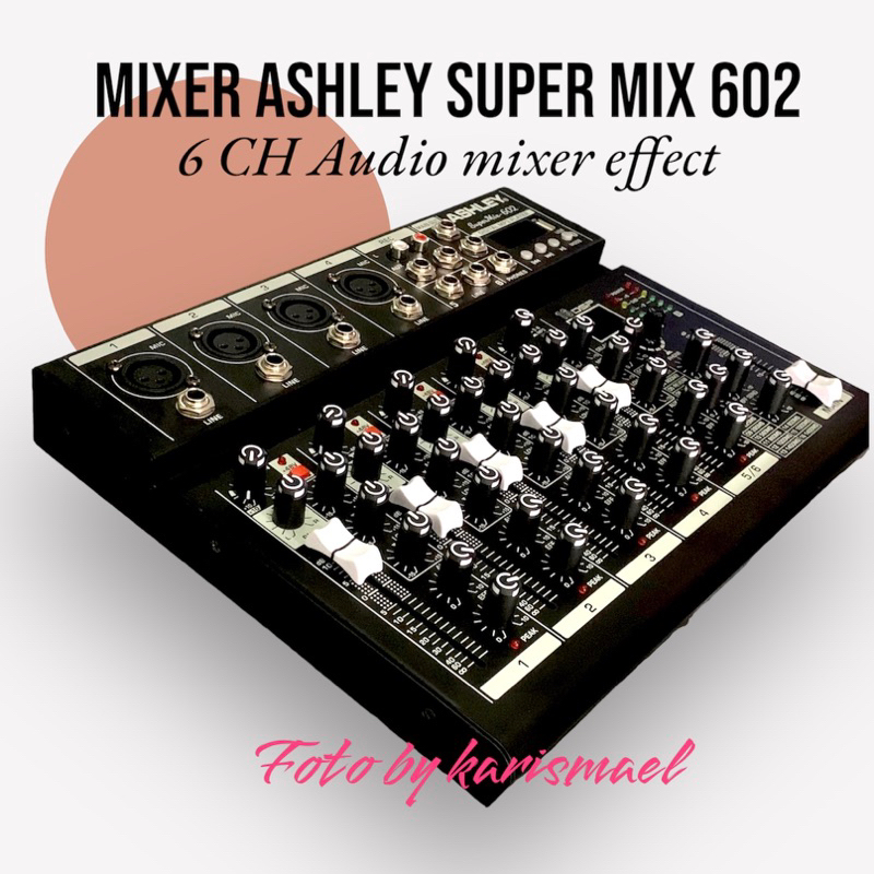 Mixer Ashley 602 mixer audio 6 chanal