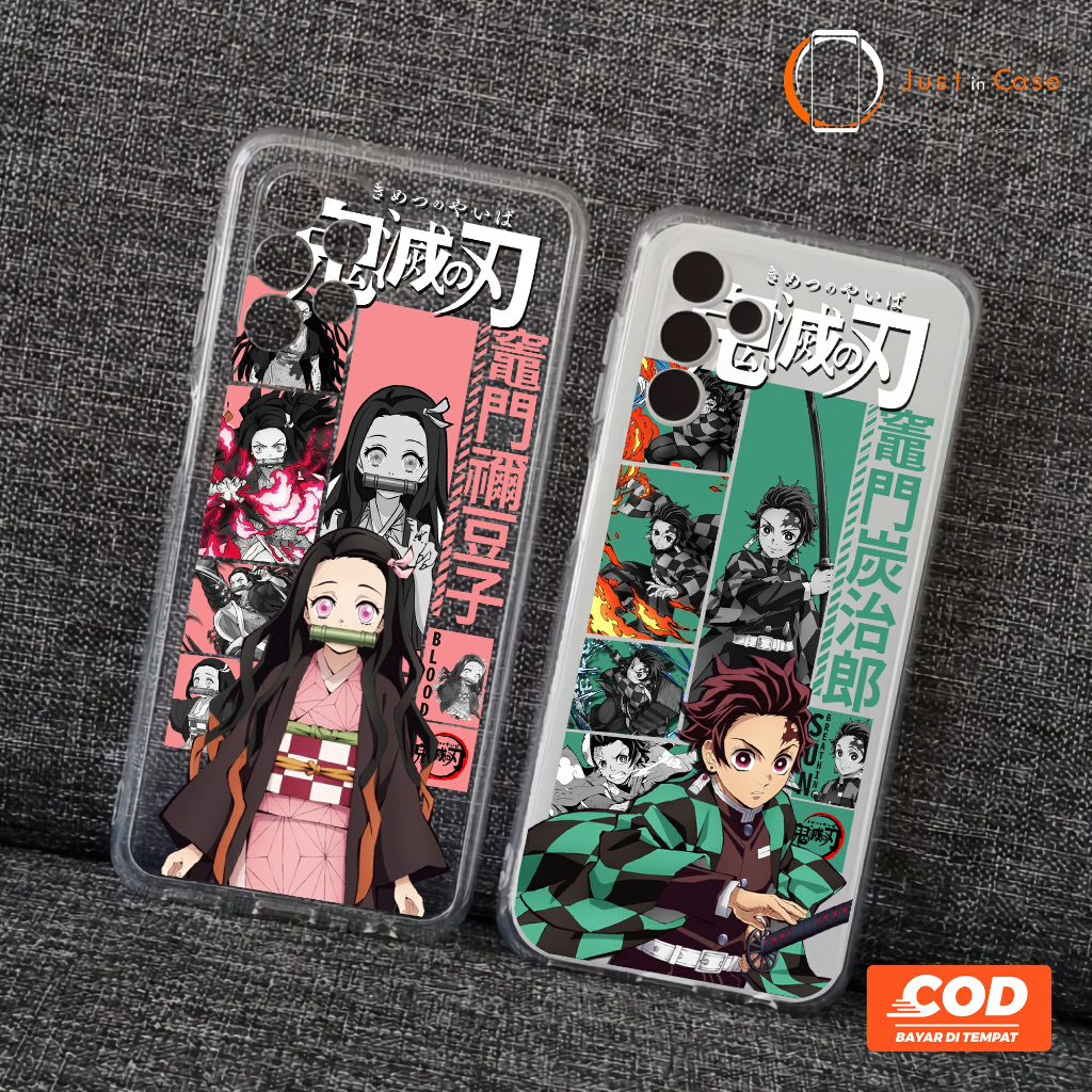 Clear Case Bening (Clear 06) Motif Demon Slayer SAMSUNG A13 4G A12 M12 A23 A52 A52S A72 A73 A22 4G 5G A32 5G A31 A51 A02 A03 A03S
