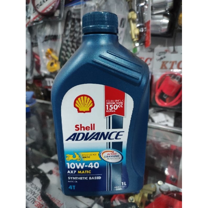 Oli Shell Advance AX7 SCOOTER 1L MAXI MATIC (NMAX/AEROX/LEXI)