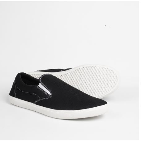 Harga Paling Murah !! Sepatu Slip On Walkers Black White - Sepatu Slop Pria Wanita Casual Santai Sekolah