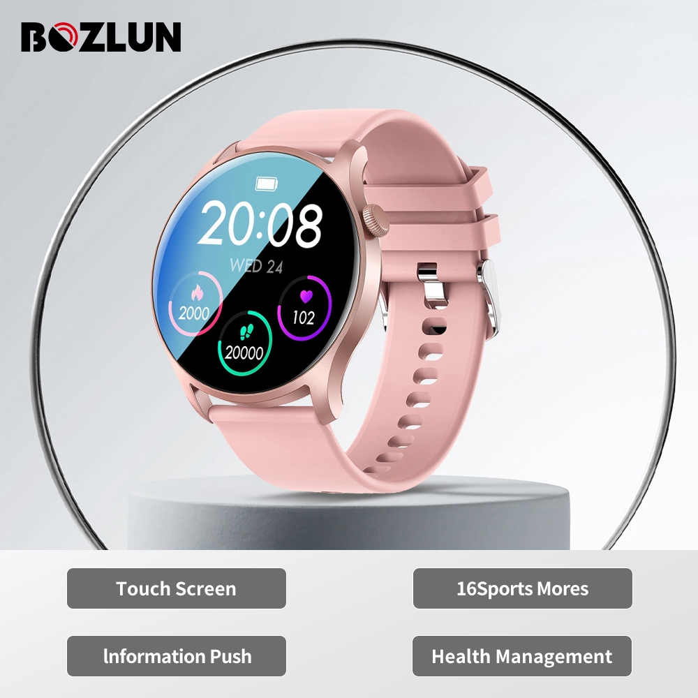 Jam Tangan Pria Wanita Digital Smartwatch Bluetooth Jam tangan pria, Custom Watch Face,20 Sports Mode SPO2-c wallpaper custom Heart Rate blood pressure monitor Wireless charge