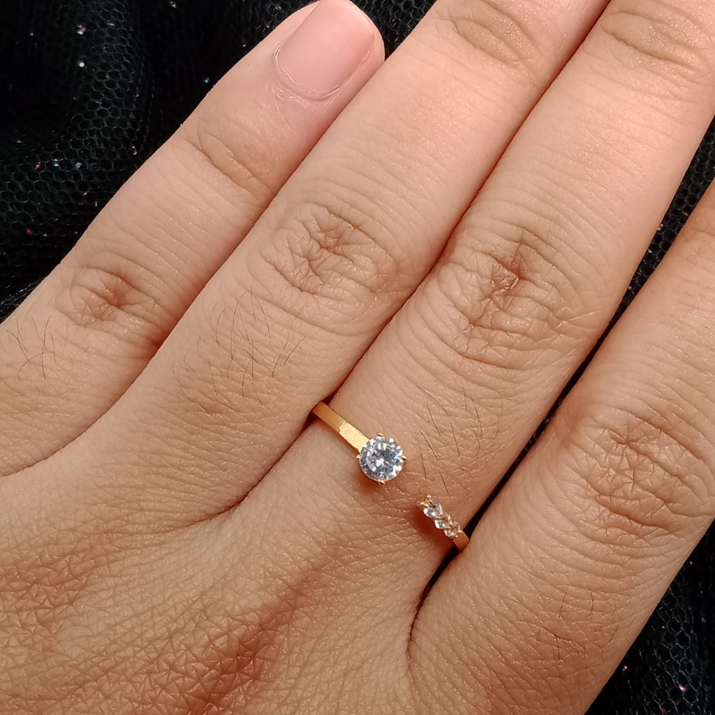 Cincin Emas 17K - 1.2 Gr Kadar 750 - 5122