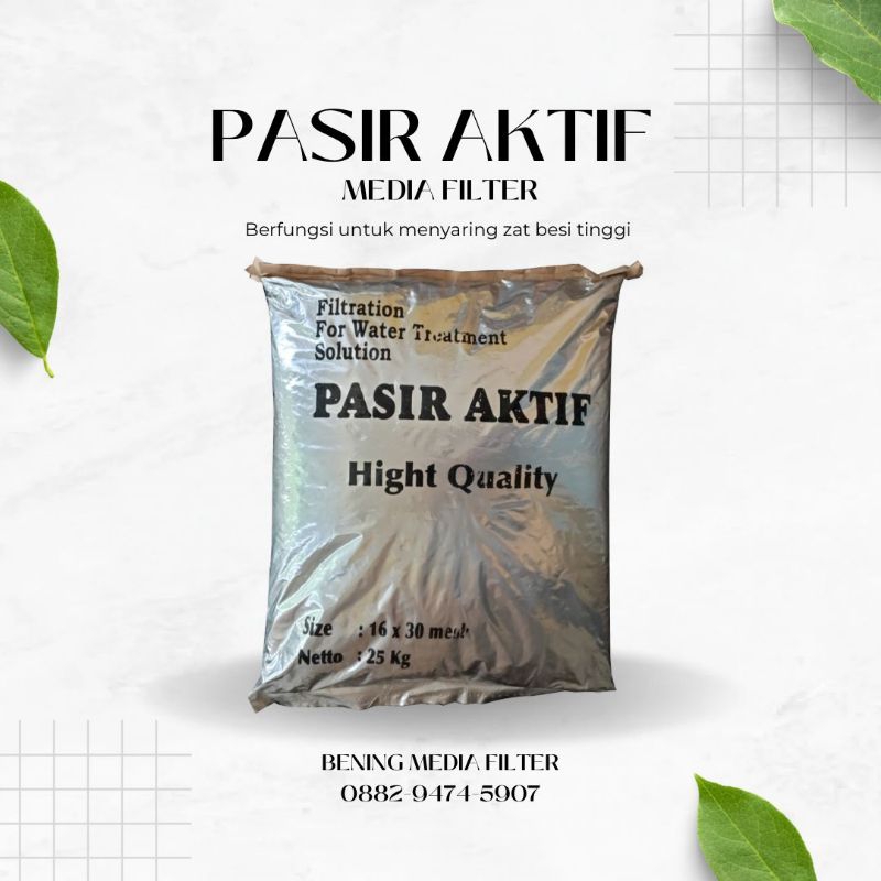 PASIR AKTIF - FILTER AIR ZAT BESI - PASIR AKTIF SUPER
