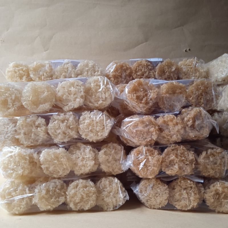 

Rengginang Mentah rasa bawang, rasa terasi