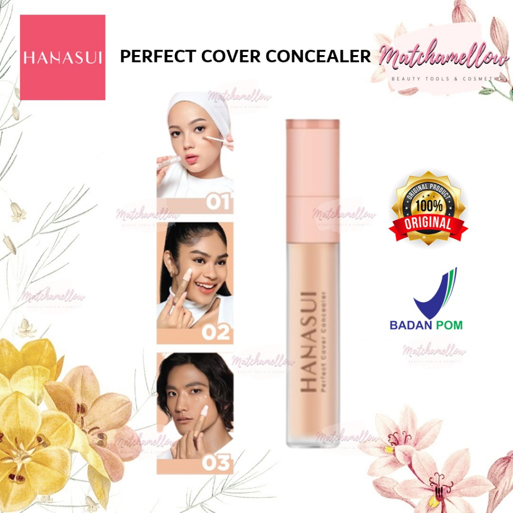 ❄️MATCHA❄️ HANASUI PERFECT COVER CONCEALER - COLOR PERFECTION DARK CIRCLE BPOM