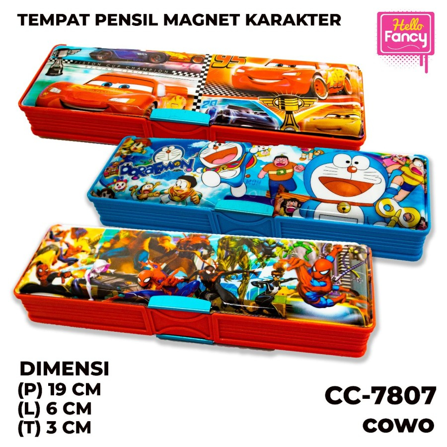

Kotak pensil magnet VX5017 / Kotak Pensil Karakter