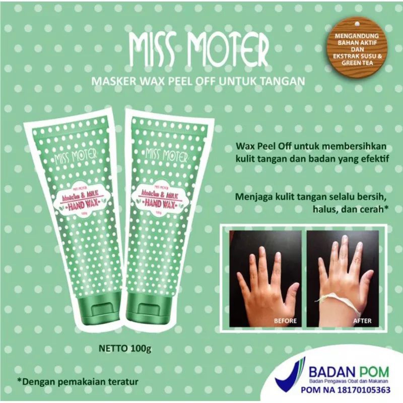 Syb peeling Miss Moter Matcha &amp; Milk Hand Wax