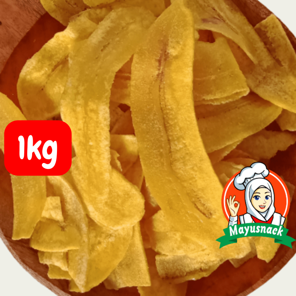 

Keripik Pisang Asin Gurih 1kg