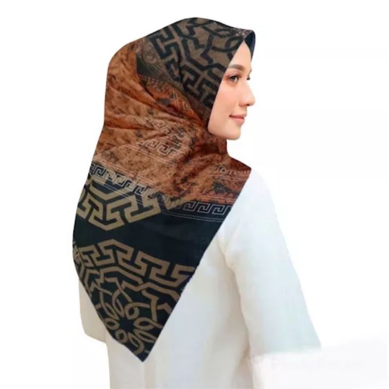 KERUDUNG SEGI EMPAT MLBUL motif best seller laser cut