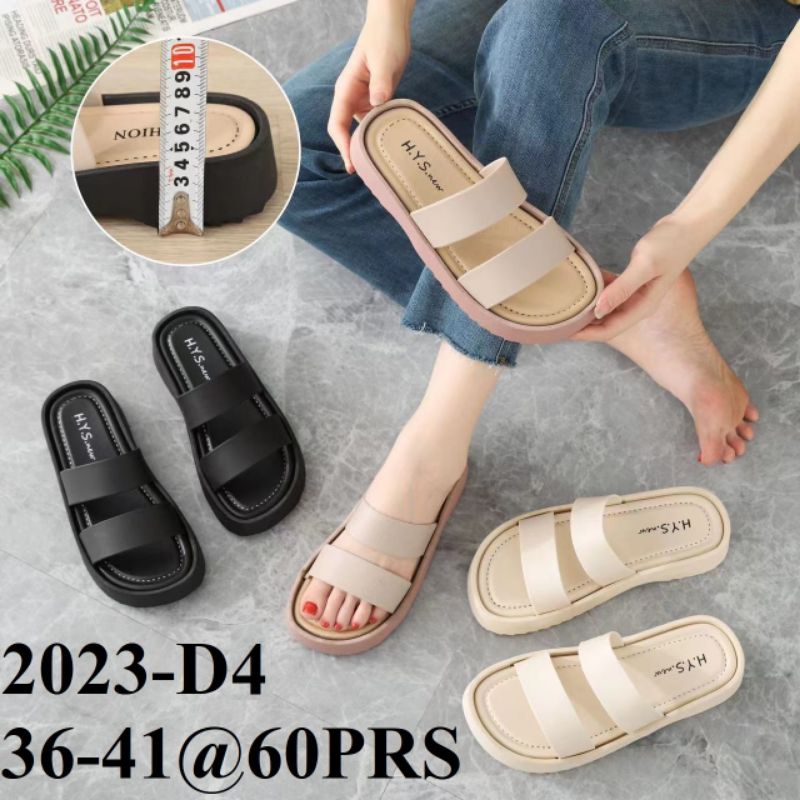 Sandal Platform Wanita Wedges Ban Dua Jelly Import 2023