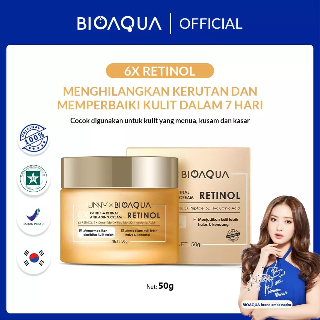 BIOAQUA 6X Gentle-A retinol Anti Aging Cream 50g