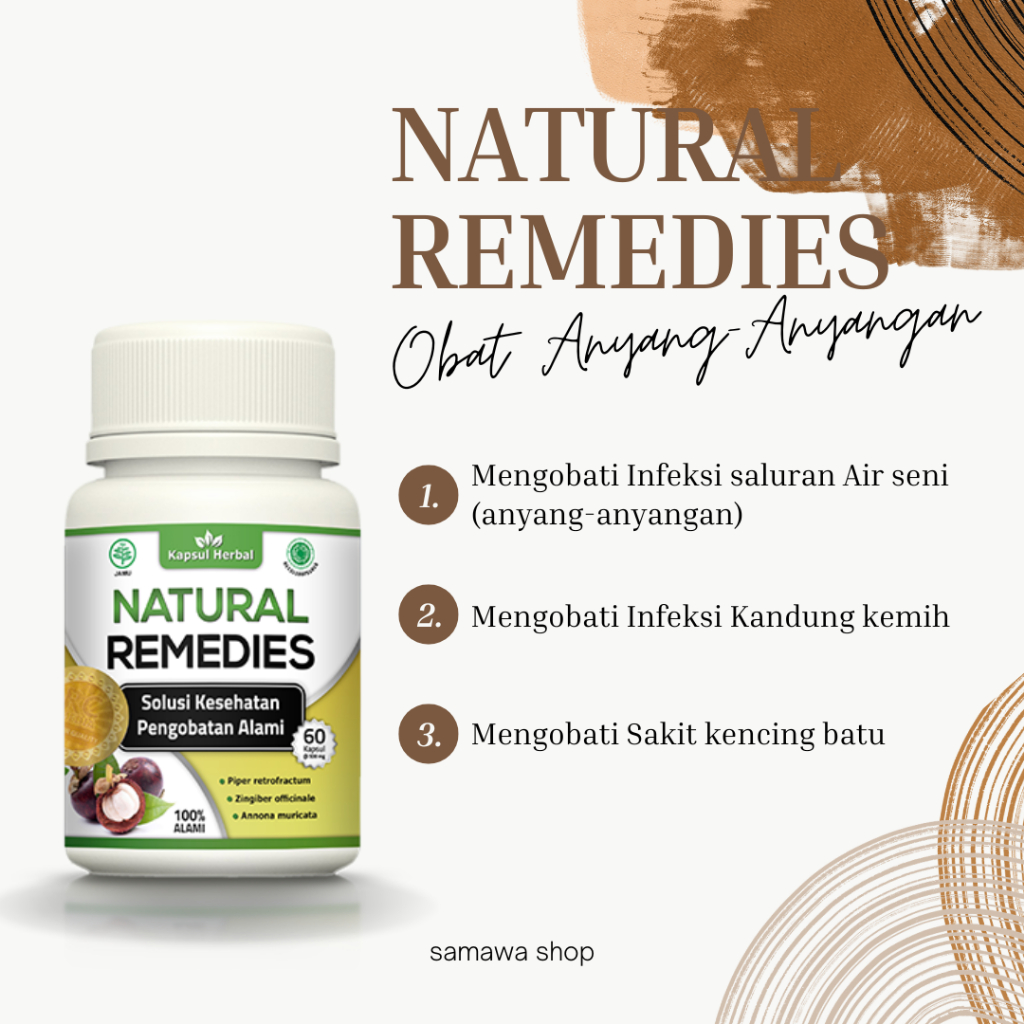 Natural Remedies - Obat Kencing Terus Menerus, Sering Kencing, Beser, Anyang Anyangan, Infeksi Salur