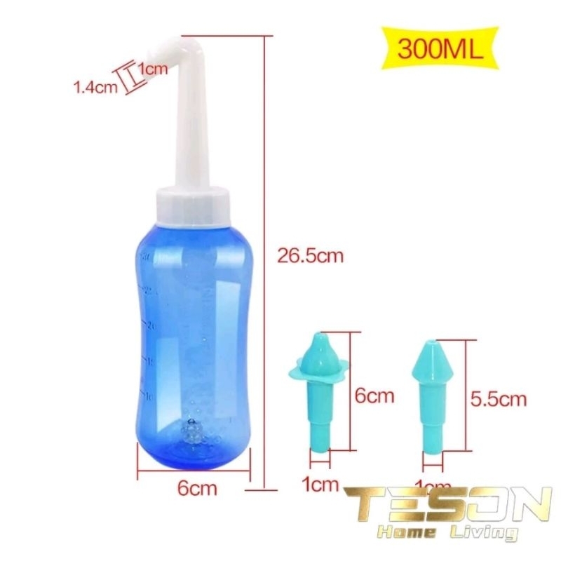 Alat Pencuci Hidung Nasal Rinse Bottle + Garam