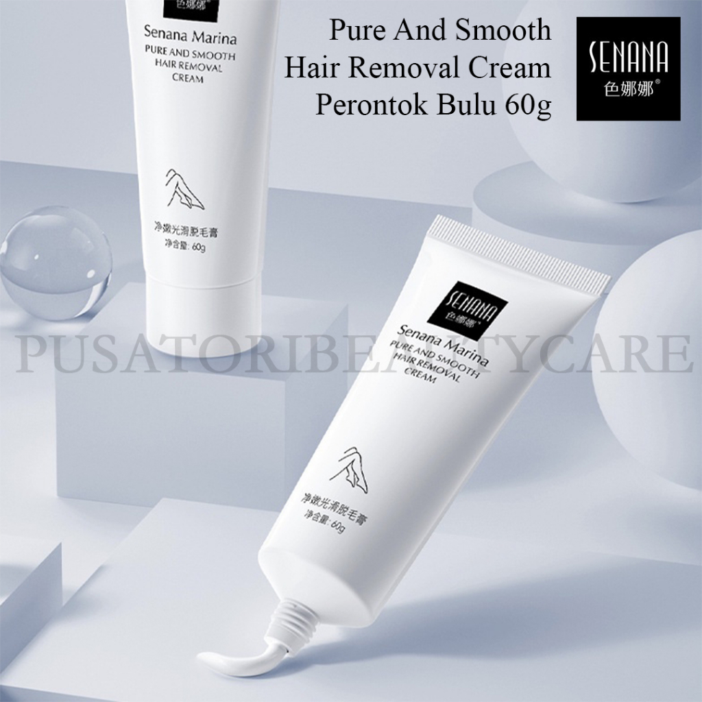 SENANA Pure And Smooth Hair Removal Cream  Perontok Bulu 60g