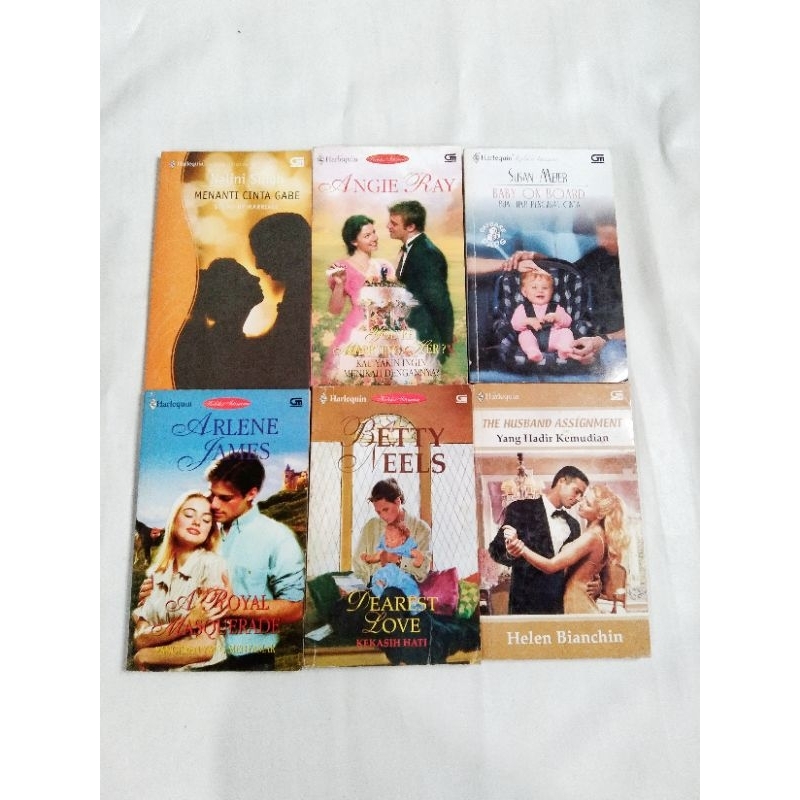 novel harlequin bagus murah