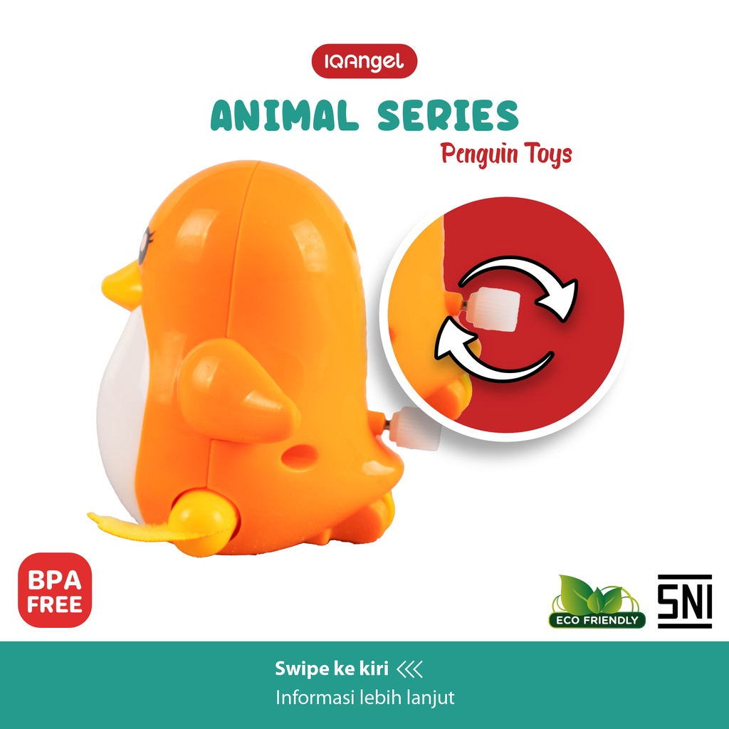 Mainan anak IQ Angel penguin IQ668 dinosaur IQ668-02