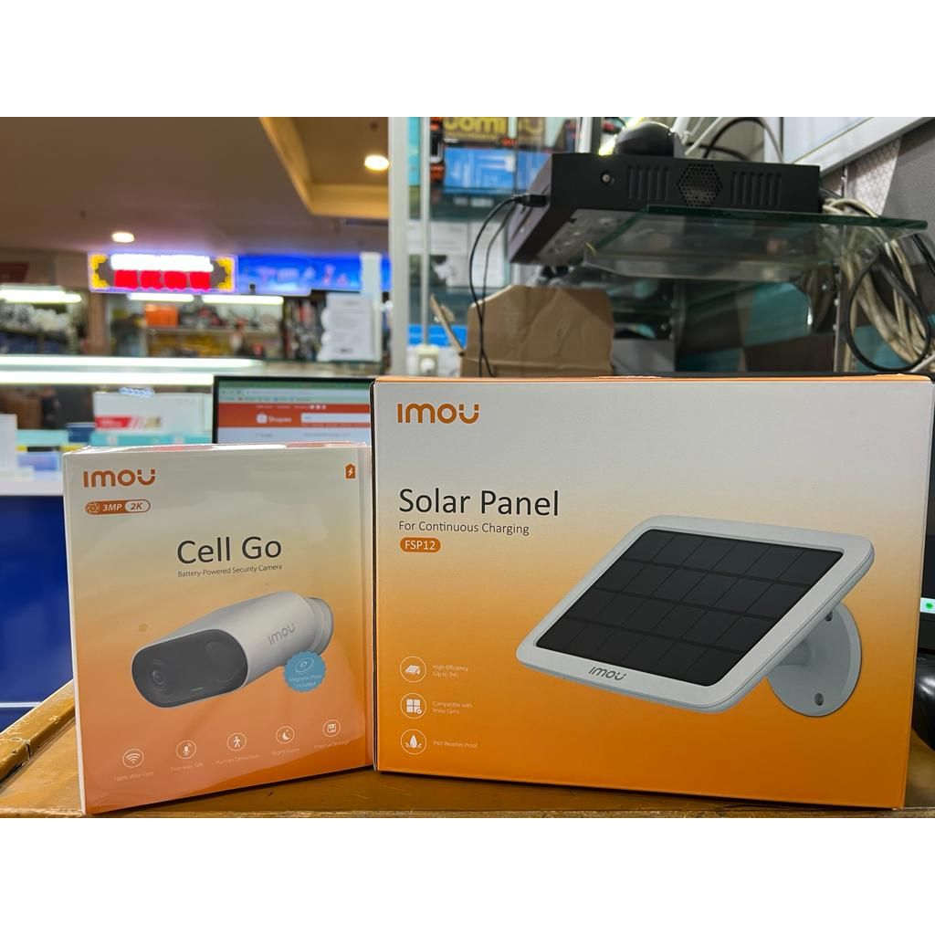 IMOU Cell GO 3MP CCTV Baterai WiFi 2-Way Talk IP65