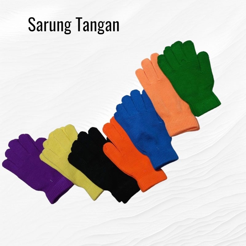 Sarung Tangan Rajut Polos Tanpa Anti Slip