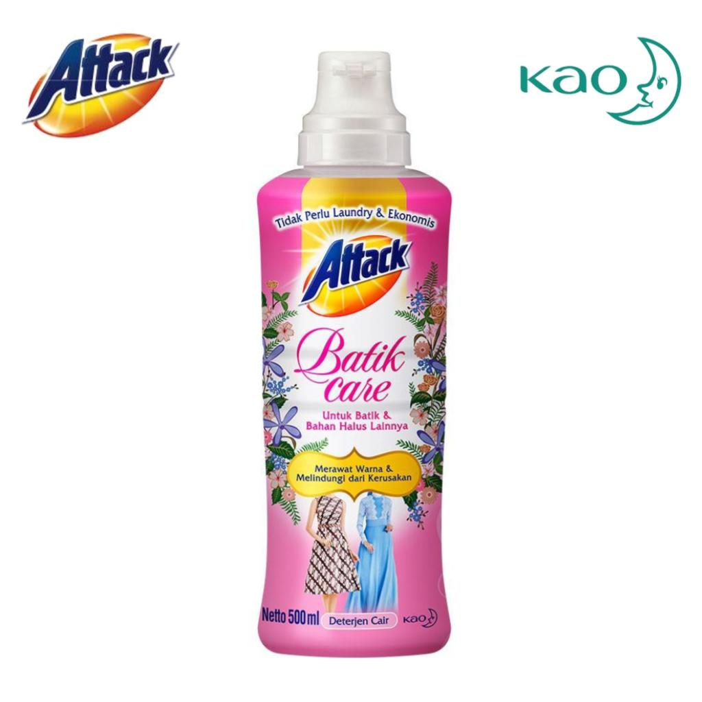 Attack Deterjen Cair Batik Care Bottle 500ml - Sabun Cuci Baju / Detergen Pembersih Pakaian - Untuk Batik &amp; Bahan Halus Lainnya