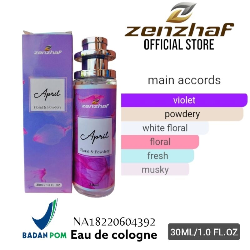 PARFUM BPOM ZENZHAF APRIL 30ML