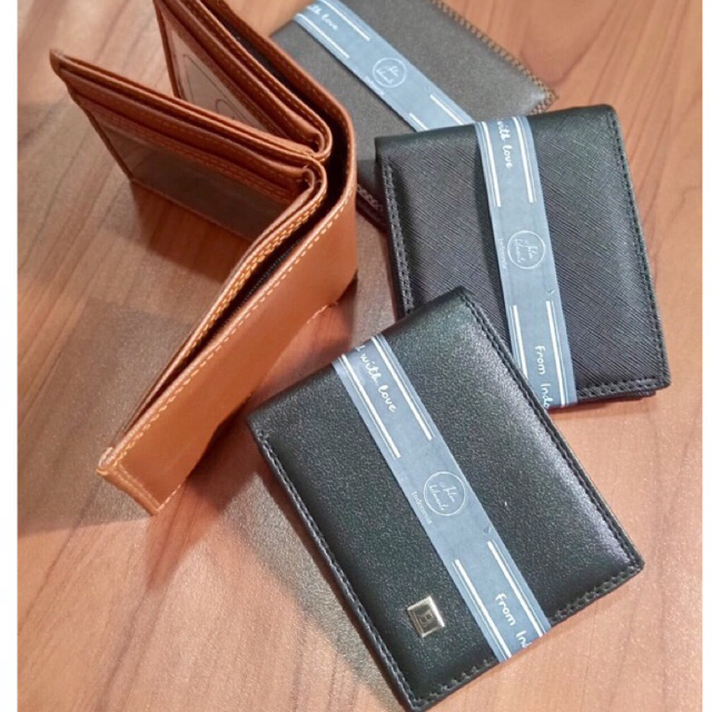 dompet pria model 3 dimensi bahan kulit sintetis lokal pipa #dompet #dompetpria #dompetlokal