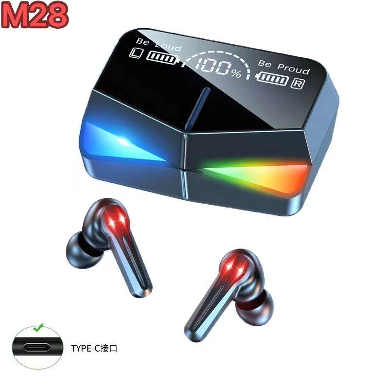 M28 Tws headset bluetooth Wireless Headphones gaming earphone