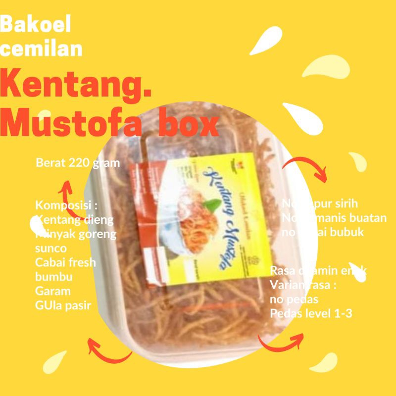 

kentang mustofa BOX bakoel cemilan 220 gram