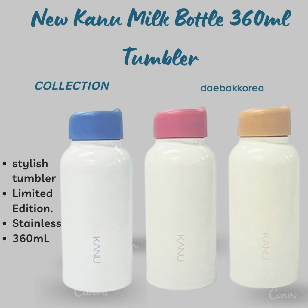 KANU Milk Bottle 360ml Stainless Steel Tumbler