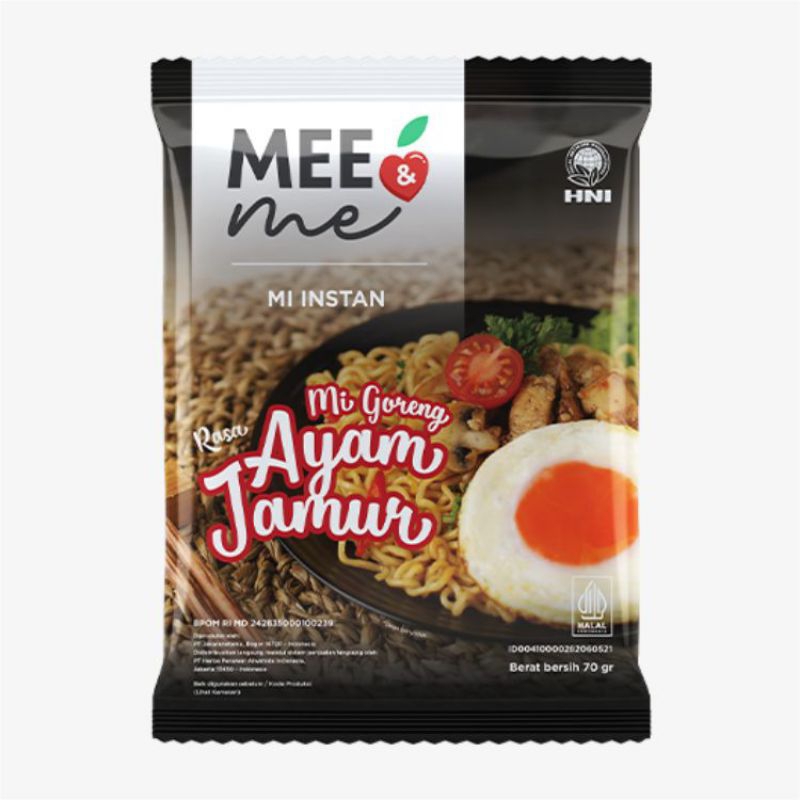 

MEE & ME AYAM JAMUR (Mie Goreng)