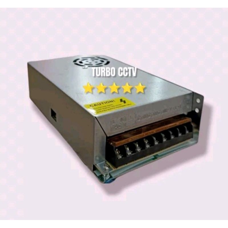 Power Supply Switching 12V 30A Cocok Untuk Cctv, Lampu LED,Radio