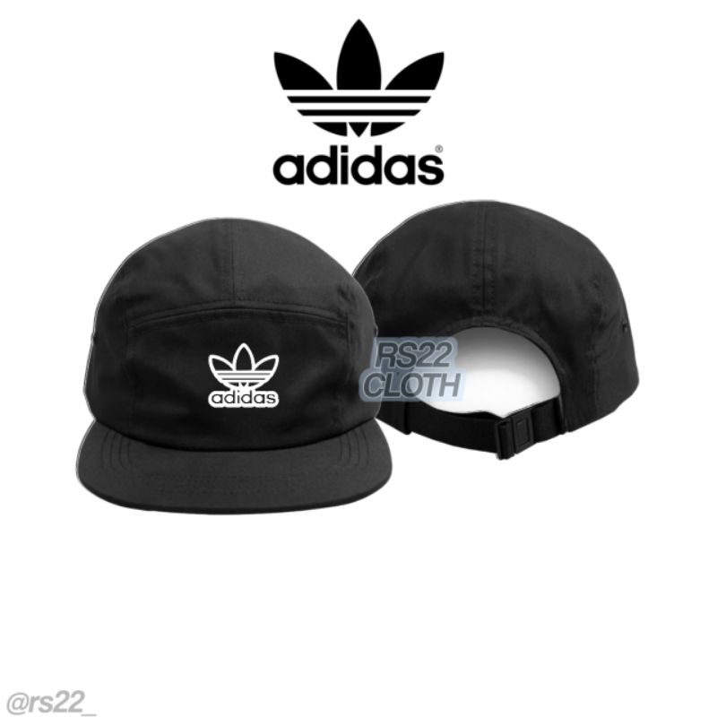 Topi 5 Panel Snapback Premium/Five Panel Hats/Topi Pria Wanita/ADIDAS