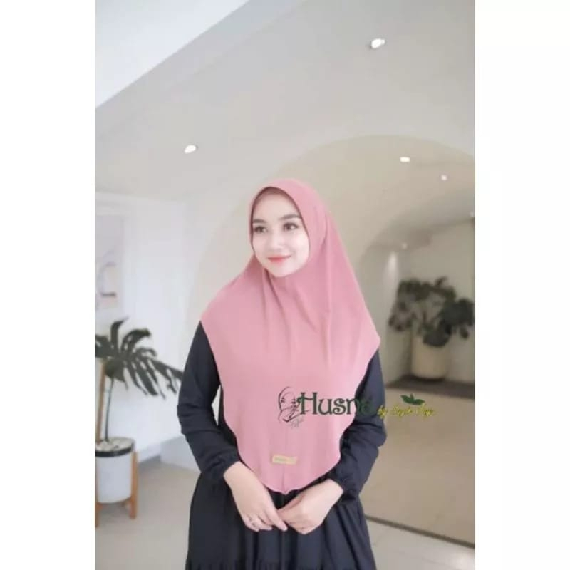 (HUSNA) Hijab instan ped marwah premium ori husna |Fashion