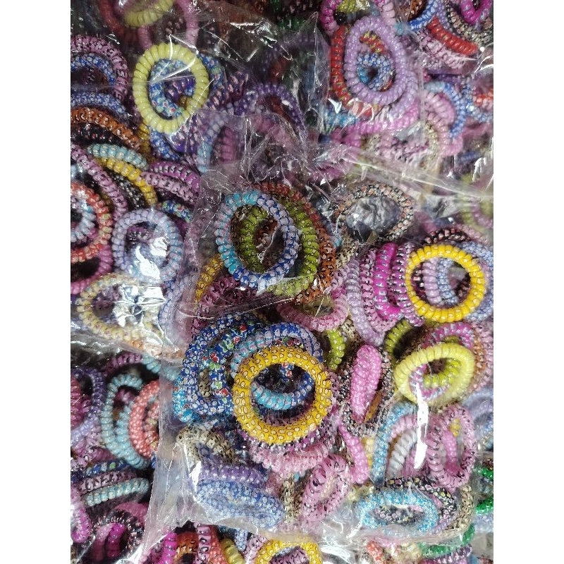 Kunciran Spiral Mix isi 20 pcs