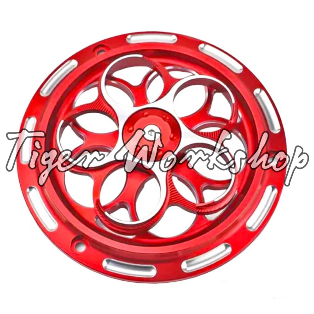 SPINNER COVER PELINDUNG KIPAS RADIATOR CNC VESPA SPRINT PRIMAVERA LX S125 SCOOPY BEAT FI MIO VARIO COVER KIPAS SPINNER CNC