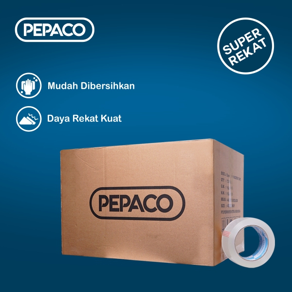 

PEPACO OPP TAPE, LAKBAN BENING, 2 INCH X 90 YARD, 1 BOX, 72 ROLL