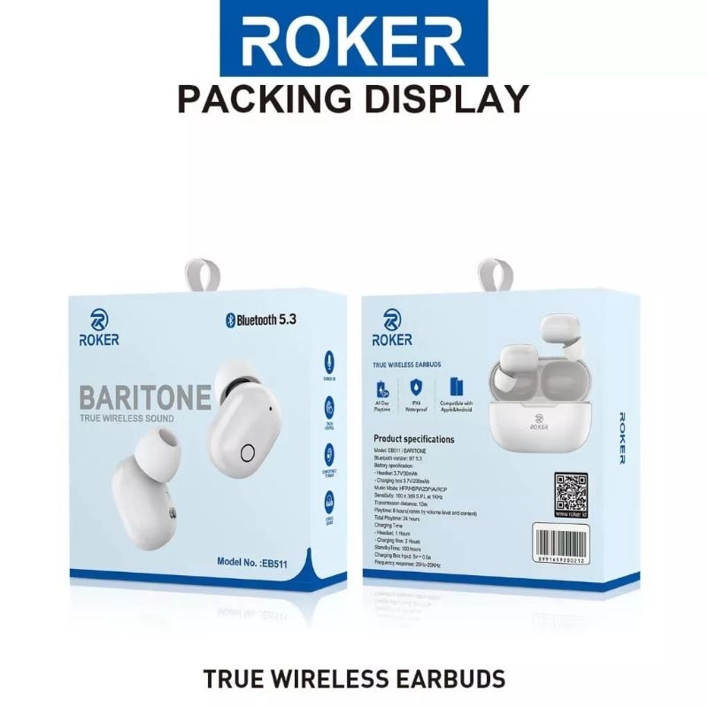 TWS ROKER BARITONE EB511 True wireless Earphone TWS bluetooth