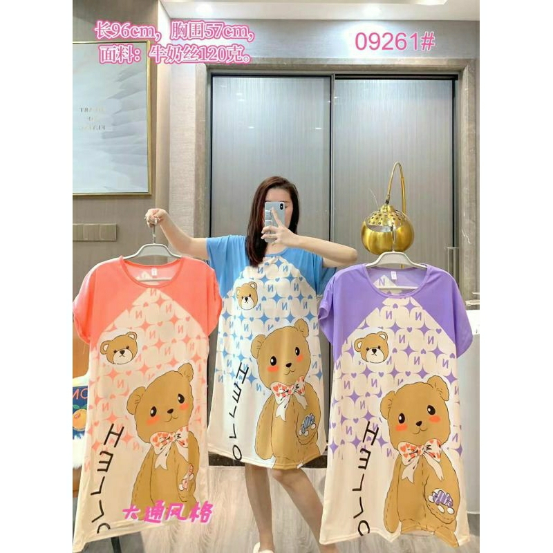 daster spandek Korea import jumbo warna random
