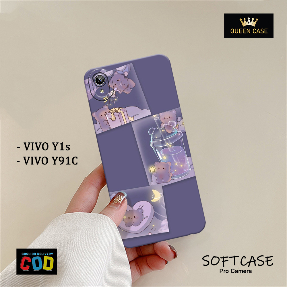Softcase Hp VIVO Y91C / VIVO Y1s - Fashion Case KARTUN - Case Hp VIVO Y91C / VIVO Y1s - Casing VIVO 