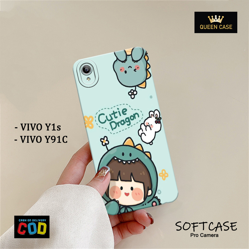 Softcase Hp VIVO Y91C / VIVO Y1s - Fashion Case KARTUN - Case Hp VIVO Y91C / VIVO Y1s - Casing VIVO 