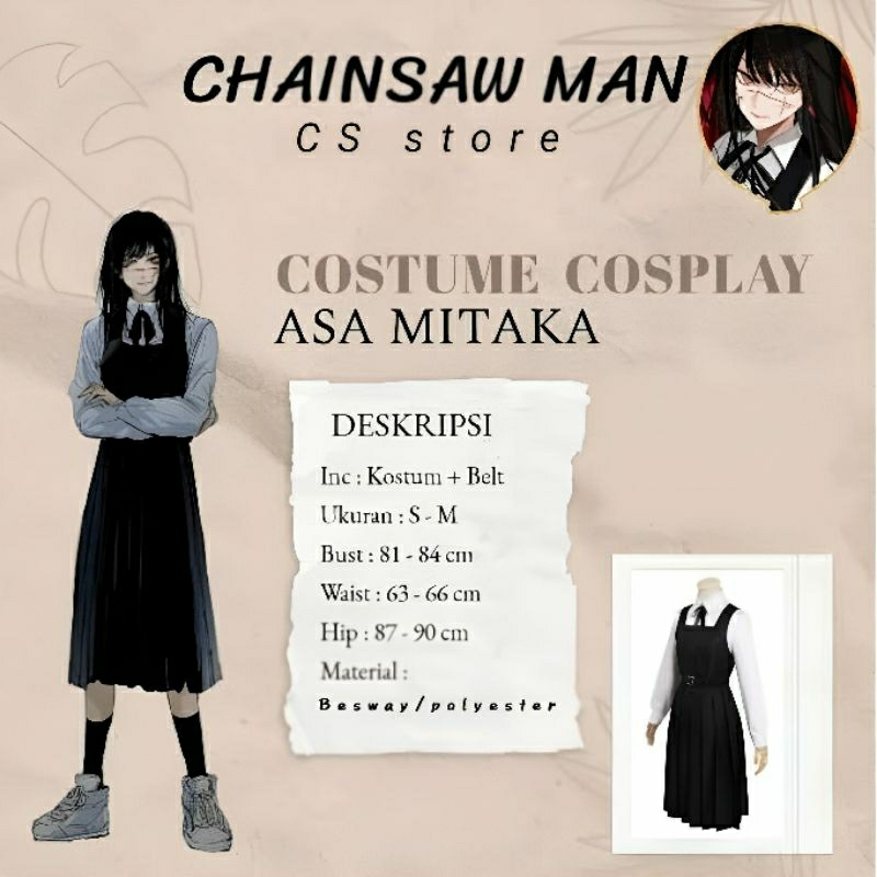 cosplay ASA MITAKA part 2 set