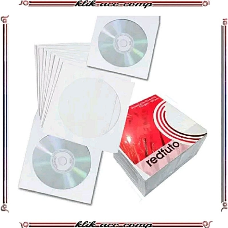 Amplop Tempat CD DVD Pocket CD Kertas isi 100pcs