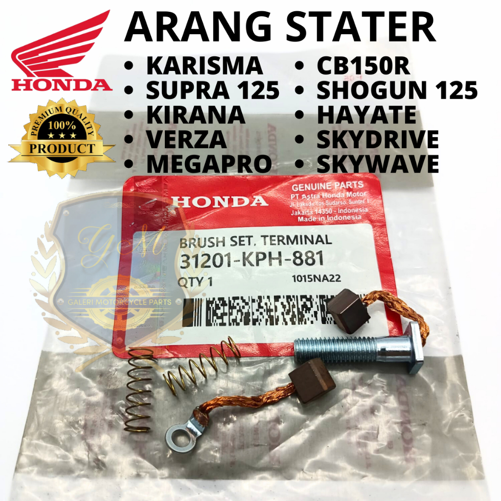 ORIGINAL ARANG STATER HONDA KARISMA SUPRA 125 KIRANA VARZA MEGA PRO NEW CB150R SHOGUN 125 SKYDRIVE S