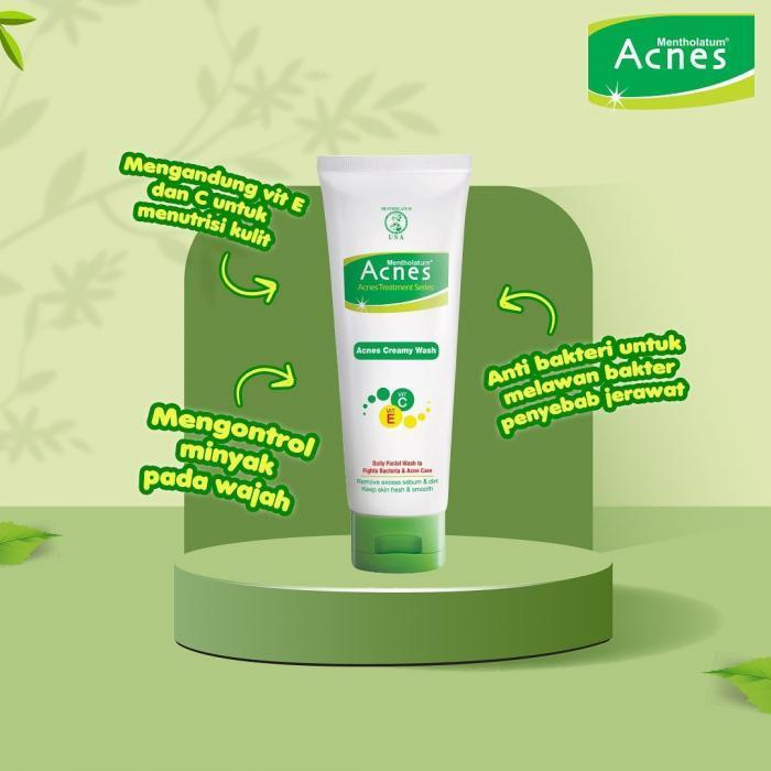 [BPOM] Acnes Creamy Wash 50 ml / Acnes Sabun Wajah / Acnes Face Wash / Facial Wash / Cleanser / MY MOM