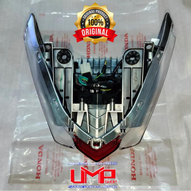 LAMPU STOP BELAKANG ASSY HONDA SUPRA X 125 FI NEW 33710-41-N01 STOPLAMP BELAKANG HONDA SUPRA X 125 FI ORIGINAL Light Unit RR Combination – Supra X 125 FI