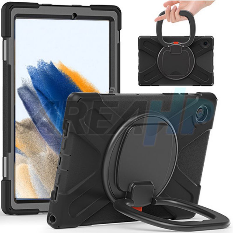 Armor X Ring Heavy Duty Hybrid Protective Case Casing Cover Samsung Tab A8 10.5 2021 X200 X205