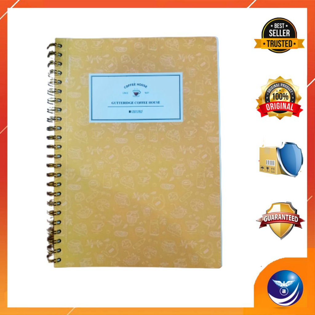 

Notebook Oxford Spiral Coffee House
