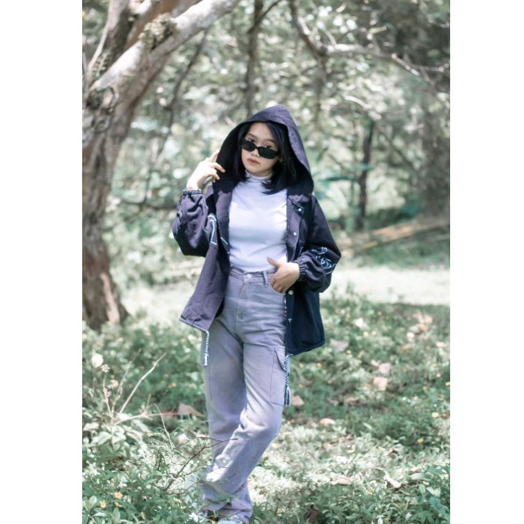 AMR ORIGINAL- ORIGINAL STYLE 2205-JACKET JEANS BOYFRIEND HOODIE TOXIC