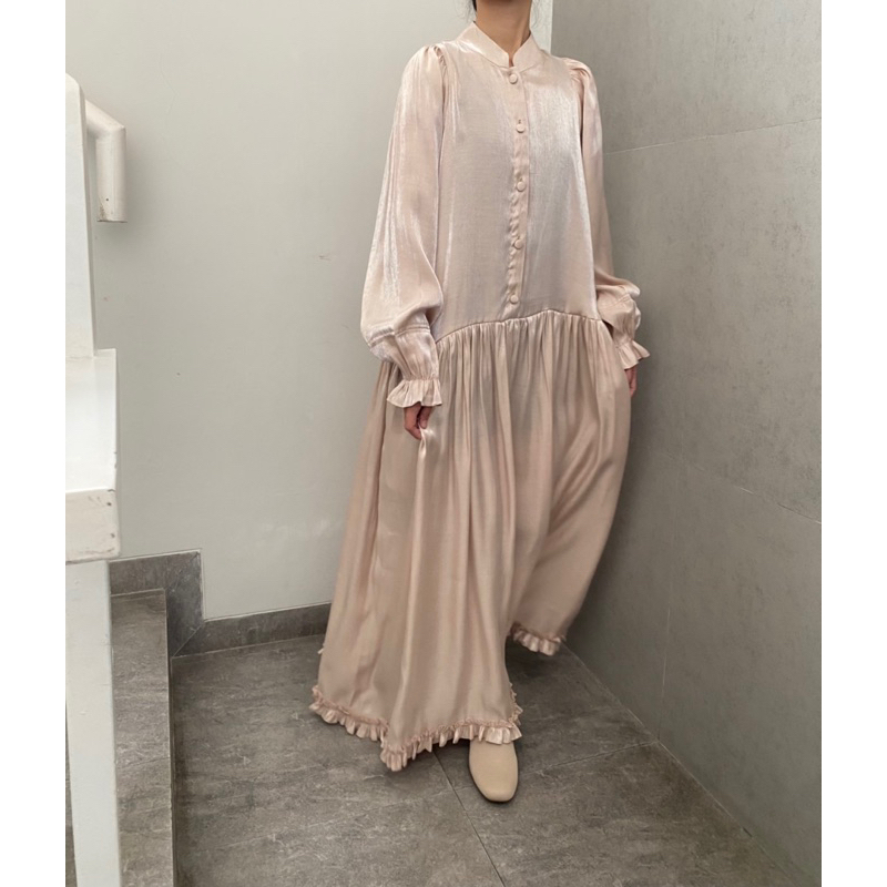 fodo long dress shimmer dress