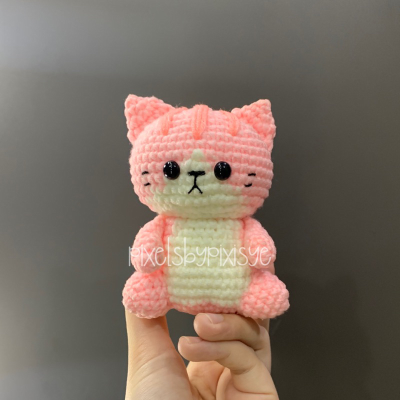 cat amigurumi - boneka rajut kucing - boneka kucing